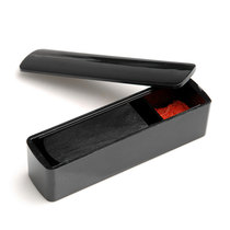 Personality seal organic seal box black seal box transparent color seal box