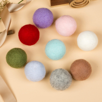  5cm Wool felt ball DIY small pendant Christmas tree decoration material Korean popular 10-color color ball