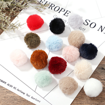  5 plush balls diy jewelry Material accessories Handmade plush balls Decorative hats Shoes Big plush balls Hair accessories 3cm