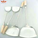 旺利来 Шипка из нержавеющей стали Большой переполох -лопата, деревянная ручка, шлепольная лопата лопата лопата.