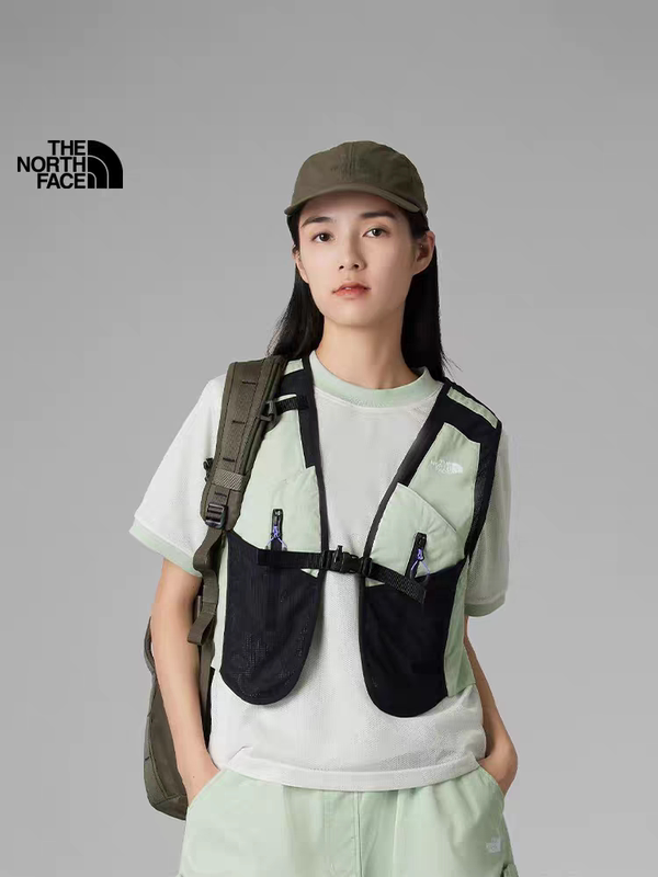 Thenorthface Ue Pioneer Design Outdoor Women's Multi-Pocket Windproof Vest 885V