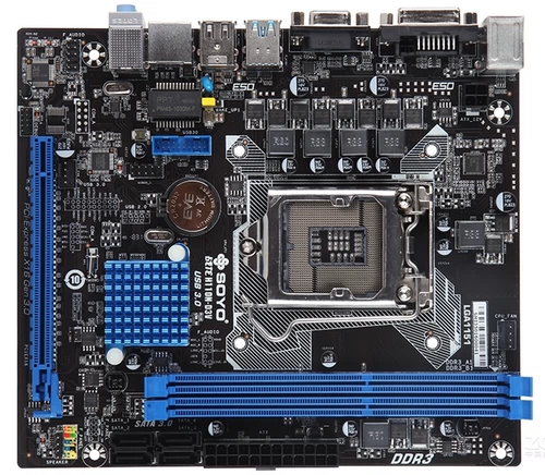 Asus Gigabyte H110 Материнская плата B150 B250H310/B365 настольный компьютер 1151 PIN -контакт DDR4 Интерфейс
