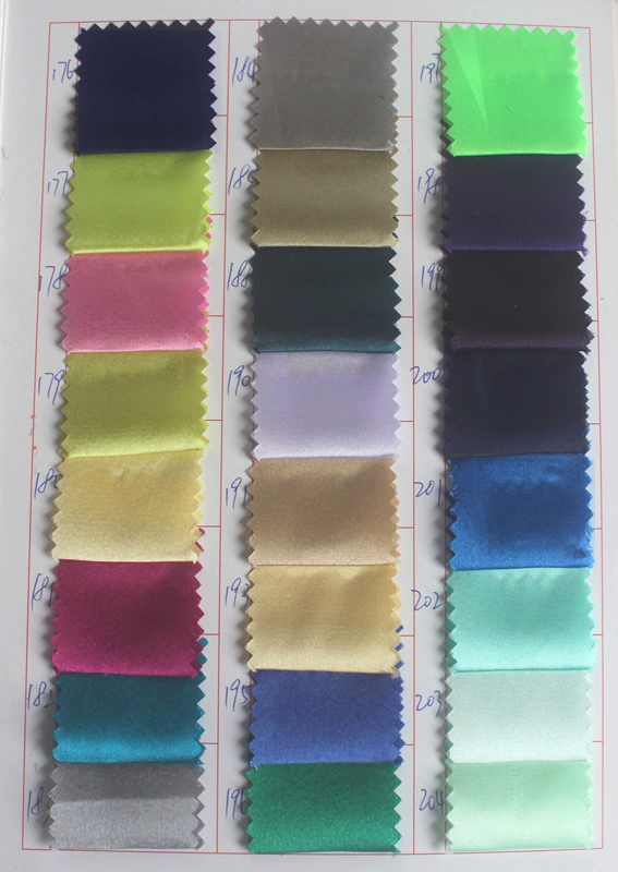 Váy cưới DIY vải thủ công vải satin màu sáng vải satin màu vải polyester mềm vải trang trí vàng sâm banh vải dạ ép