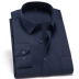 Mùa thu nam áo dài tay màu xanh hải quân kinh doanh dụng cụ chuyên nghiệp áo sơ mi nam phù hợp với linh sam inch áo sơ mi chạm đáy