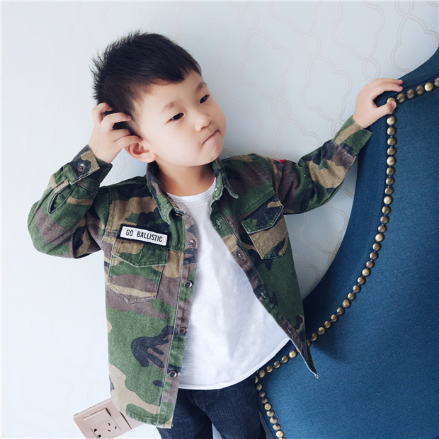 Chemise enfant à manche longue en coton - Ref 2082982 Image 10
