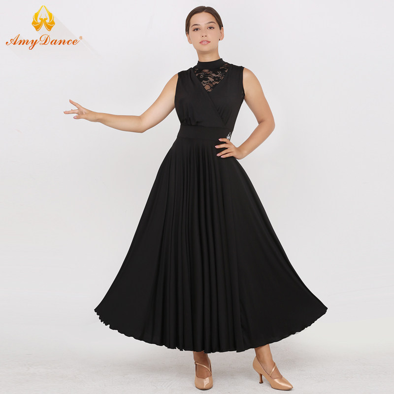 Aime dance suit Moden dance practice for the summer social dance with a large swing waltz dance suit