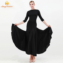 Aimee Dance Suit Interdance Large Swing Half Body Dress Upscale Waltz Lady Morden Dance Dress Square Dance Long Dress