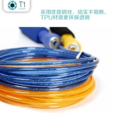 Скакалка для взрослых для спортзала, спортивная профессиональная стальная проволка для школьников