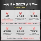 Minjiang Fish Tank Аквариум гостиная Большое масштабное дно.
