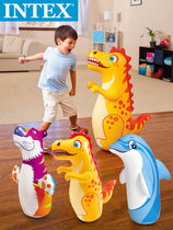 INTEX Inflatable tumbler childrens toys childrens educational toys boxing wrestler baby gift 61