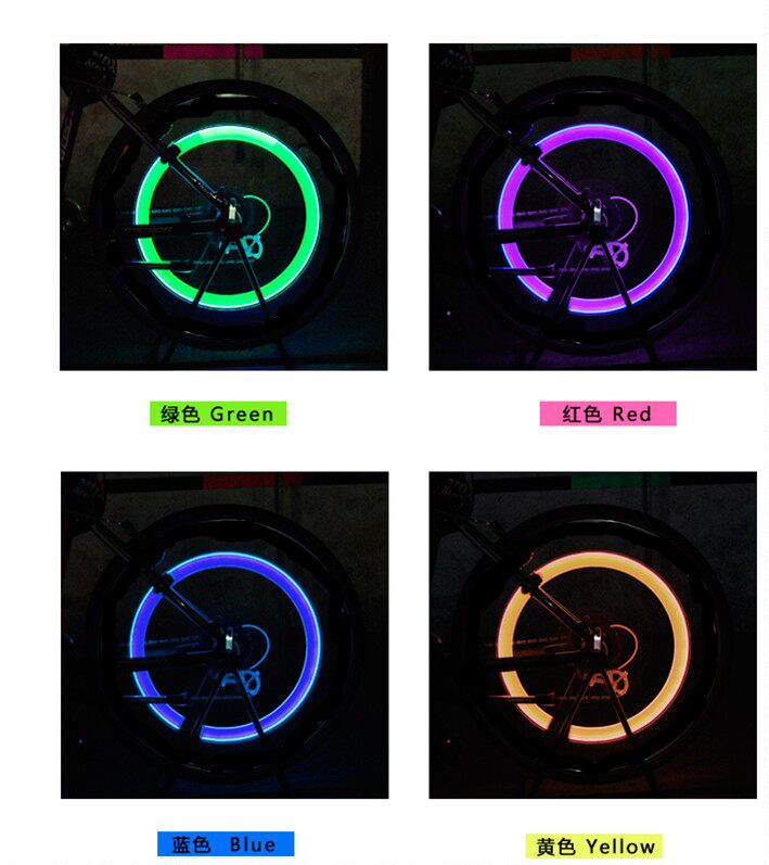 Eclairage pour vélo AISONG - feux de Valve - Ref 2401772 Image 16