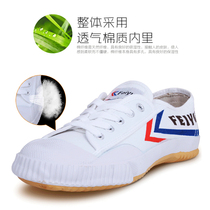 feiyue leap 501 classic sports National canvas shoes mens small white shoes women French version of lovers shoes track and field