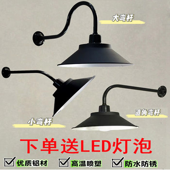 Outdoor Lights, Led Street Lights, Industrial and Mining Lights, Chandeliers, All-Aluminum Rainproof and Waterproof Curved Pole Lights, Doorway Wall Lights, Outdoor Garden Lights