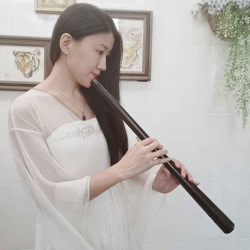 Chuaning Short Xiao Xiao Old Red Wood Xiaoxiao Ancient Wind Solid Wood Suo Adults Junior High School Zero Foundation Eight Holes Carry Mini Dream