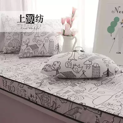 Shangyuan spinning Nordic floating window mat custom balcony mat cushion cotton modern simple custom children's window mat