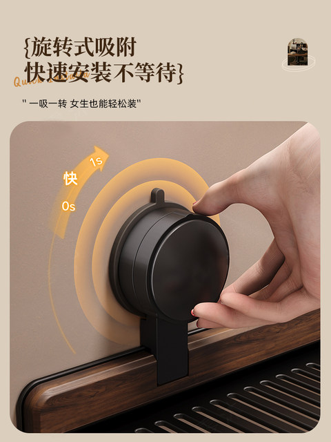 Suction cup washstand storage rack walnut washstand bathroom mirror faucet bathroom storage rack no punching