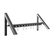 Invisible folding clothes drying rack for home balcony window bay window telescopic clothes drying rod without punching wall-mounted quilt artifact