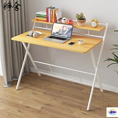 Компьютерный стол 单人书桌折叠落地可收纳多功能桌子便携式小户型电脑学习桌阳台枱
