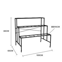 4*3 черные стойки без бочек
