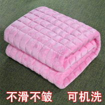 Winter flannel plus velvet Coral velvet sheets Bed linen blankets Bed thickened non-slip velvet blankets Mattress blankets