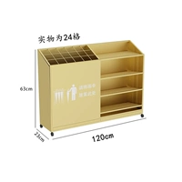 Тип A, очень большой золотой размер 120 см, вмещает 24 длинных зонта и 53 коротких зонта.