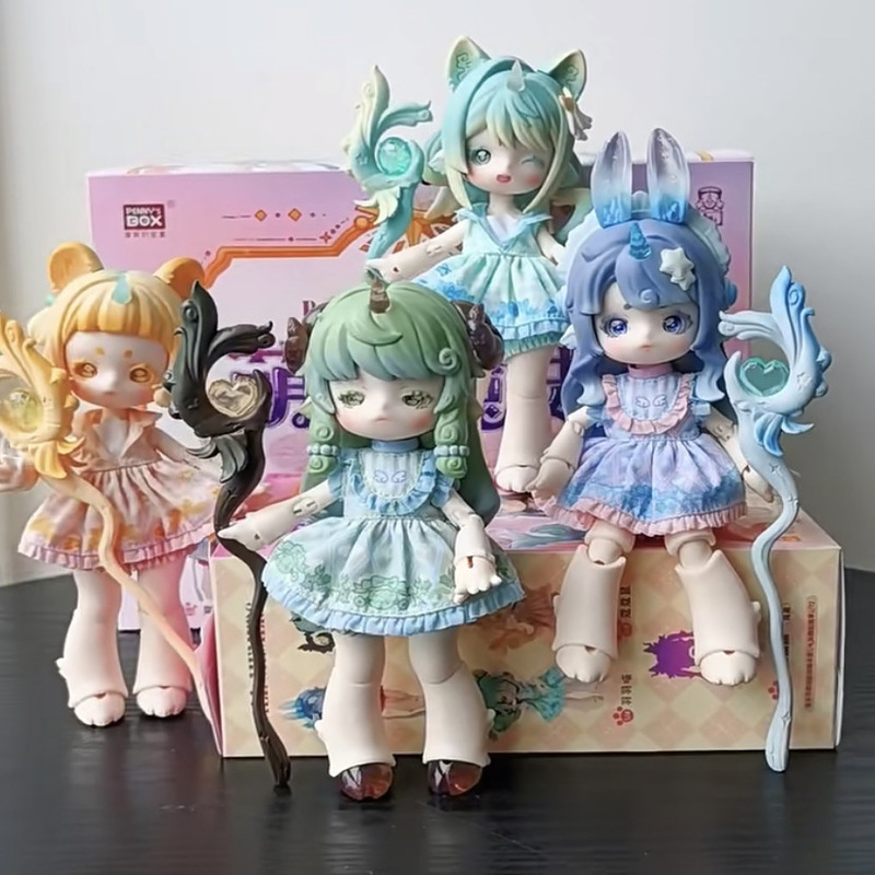 In-Stock Penny's Treasure Box Eucalyptus Cute Monster Magic Series Blind Box Articulated Action Figure Figurine Trendy Toy Gift In-Stock Penny's Treasure Box Eucalyptus Cute Monster Magic Series Blind Box Articulated Action Figure Figurine Trendy Toy Gift