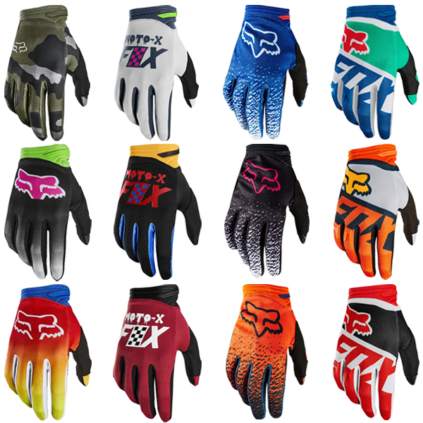 Riding knight racing wear-resistant breathable spring, summer and autumn long-fingered fox head fox gloves equipped with off-road motorcycles