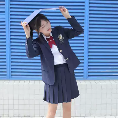 Orthodox JK uniform jacket basic regular 2 Buckle Small suit spring and autumn women's college style spot