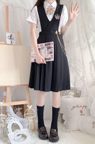 Bear Mansion (Eternal night stars)original milk skirt genuine JK uniform skirt strap dress