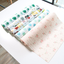 Kitchen cabinet moisture-proof mat Drawer mat countertop self-adhesive wardrobe waterproof and oil-proof cabinet surface pad paper thickened cabinet sticker