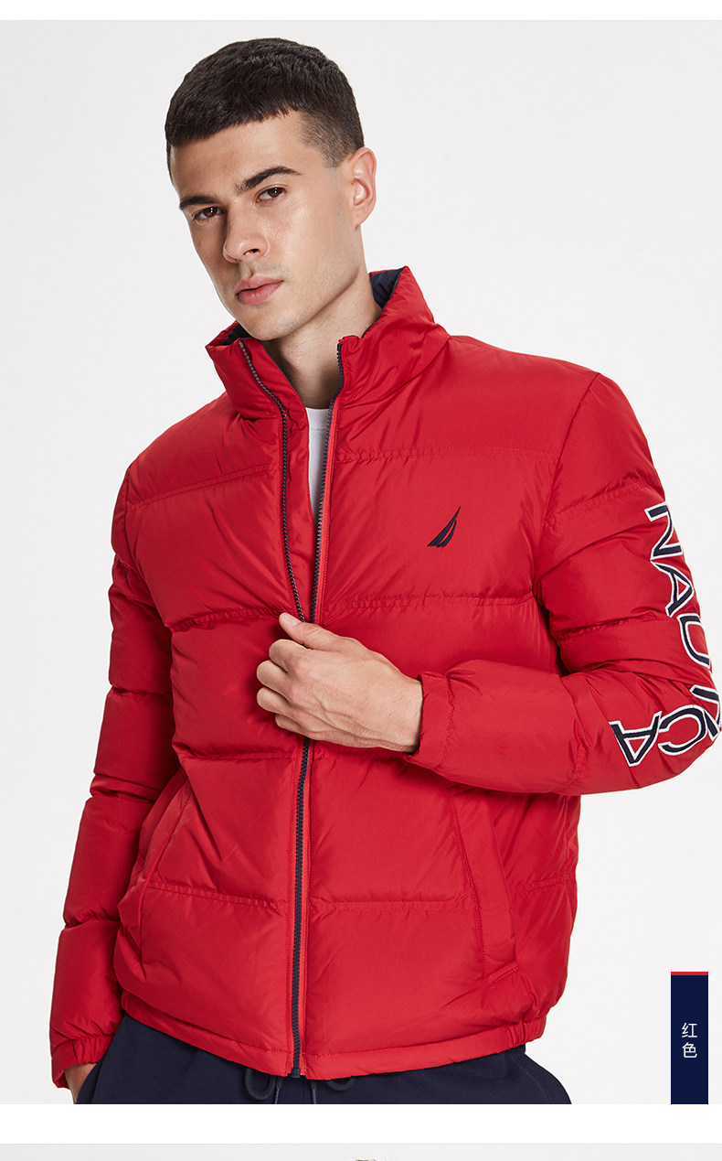 美国 NAUTICA 诺帝卡 男士立领保暖羽绒服 图10