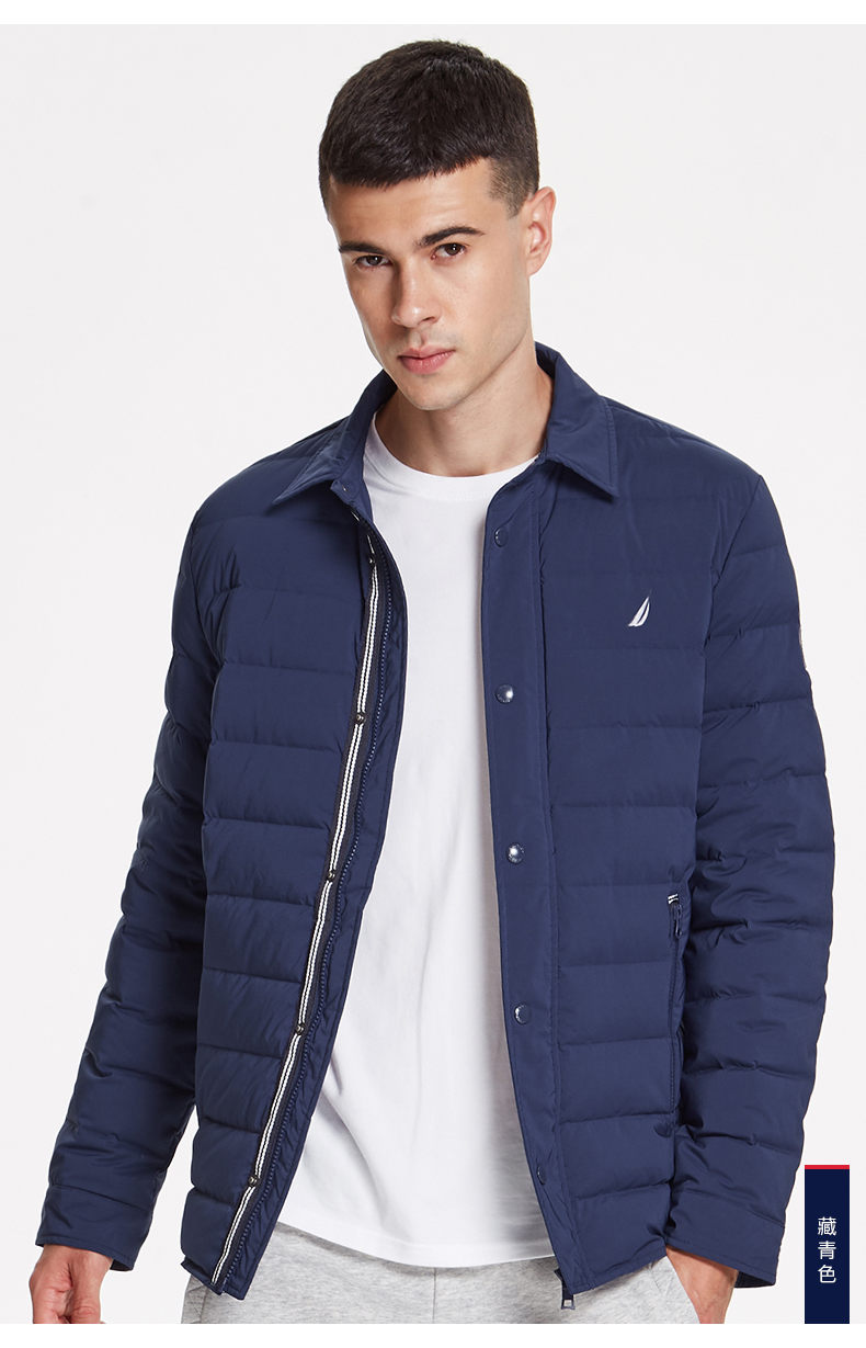美国 NAUTICA 诺帝卡 男士防轻泼水保暖羽绒服 图5