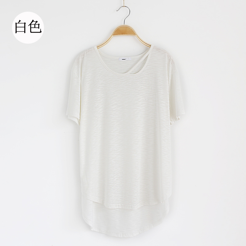 Quần áo tập nhảy hiện đại, áo thun cotton cotton rỗng, áo thun ngắn tay, quần áo tập yoga mùa hè - Khiêu vũ / Thể dục nhịp điệu / Thể dục dụng cụ giày múa đen