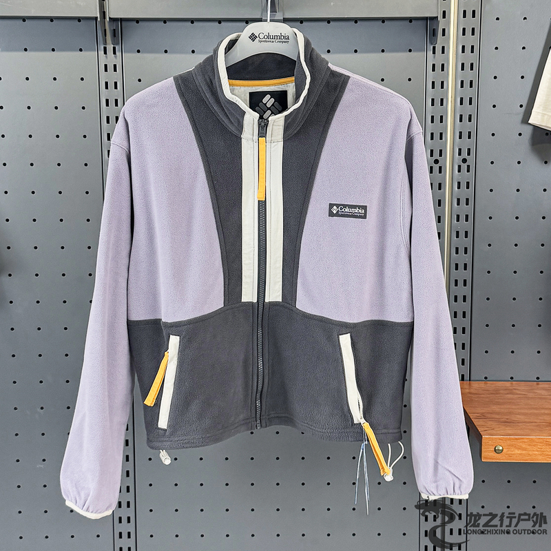 25 Autumn/Winter New Columbia Fleece Jacket Outdoor Women's Stand Collar Warm Loose Coat Ar3504