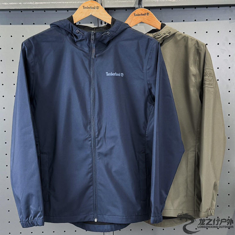 25 Spring/Summer New Timberland Men's Outdoor Casual Waterproof and Windproof Jacket | A2Gus