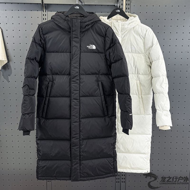 25 Autumn/Winter New the North Face Unisex Water-Repellent 550 Fill Power Goose down Long down Jacket 8Gkd