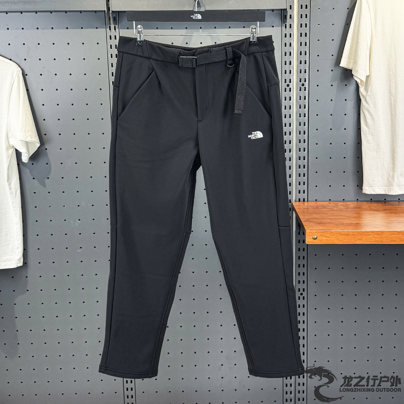 25 Autumn/Winter New the North Face Outdoor Men's Water-Repellent Warm Fleece Casual Pants 8Dxb