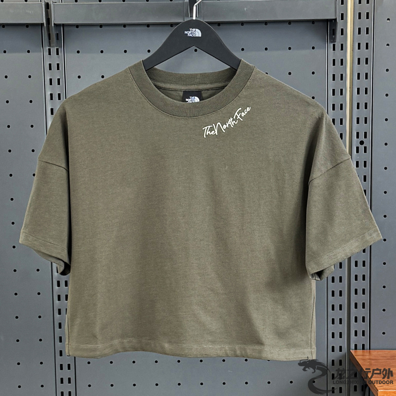 26 Spring/Summer New the North Face Outdoor Women's Short Loose Casual Simple Short-Sleeve T-Shirt | 8Gw6