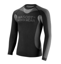 Mens plus fat sports tight stretch long sleeve oversized size basketball base shirt Running fitness clothing Quick-drying