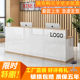 Front Desk Reception Counter, Cashier Counter, Bar Counter, Office Desk, Simple Modern Commercial Store Counter, Small Supermarket, Clothing Store Counter
