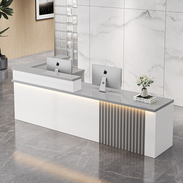 Front desk, reception desk, bar, cashier, service desk, corner shop, small fruit shop, supermarket, beauty salon
