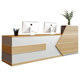Cashier counter simple modern clothing store milk tea convenience store small bar table shop front desk reception desk