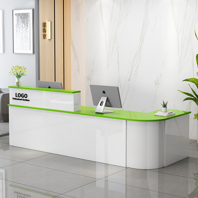 Front Desk Reception Counter, Bar Counter, Cashier Counter, Small Shop Counter, Office Desk, Curved Fruit Shop Counter, Beauty Salon, Convenience Store