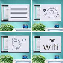 Electricity meter box decorative painting Non-punching restaurant hanging painting home multimedia information collection wire box electric gate box cover plate