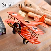 Retro creative bedroom ornaments small plane hanging ornaments childrens decoration kindergarten hangers home wall ornaments