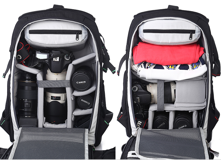 lá bay chuyên nghiệp máy ảnh SLR túi vai túi máy ảnh Canon Nikon trộm ba lô dung lượng cao - Phụ kiện máy ảnh kỹ thuật số túi đựng máy ảnh mirrorless nhỏ gọn