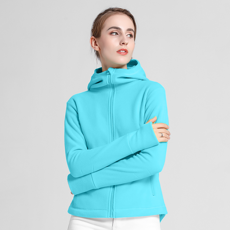 Spring and autumn windproof and not able to keep the ball anti-static even cap grabbing suede thick cotton T women's cardiovert jacket Outdoor Body Fashion Tide