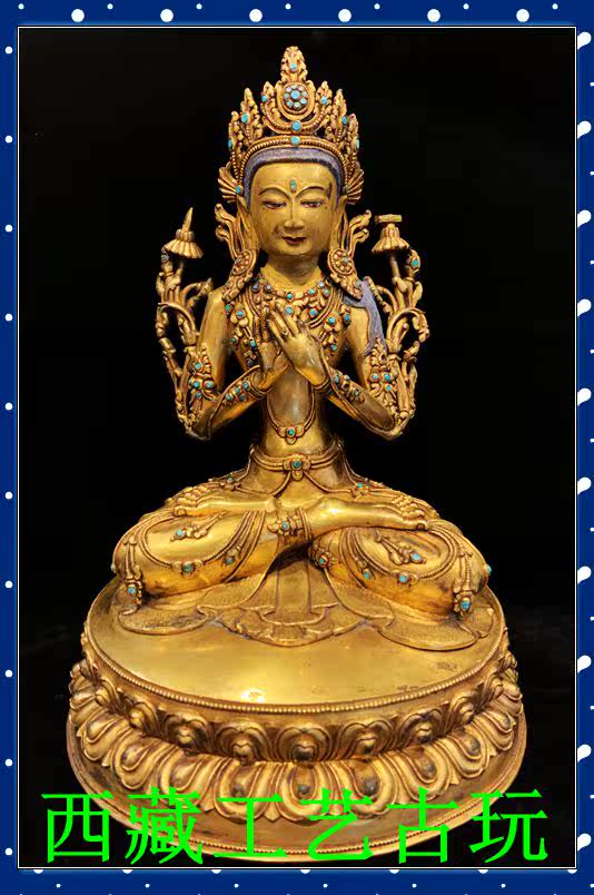 Tibetan copy of Tibetan imitation ancient Chinese gold 