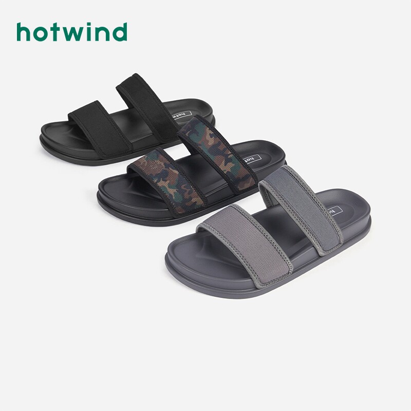 Hot air men's shoes 2022 Summer new slippers men's fashion sandals outside wearing lined with anti-slip beach slippers