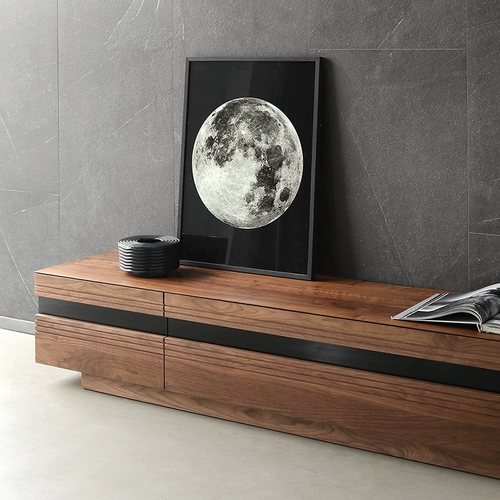 Северные выражения японская оригинальная импортная класс/итальянский простые/баст черный ореховый телевизионный шкаф